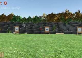 VR shooting game