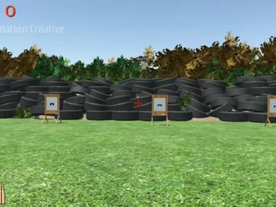 VR shooting game