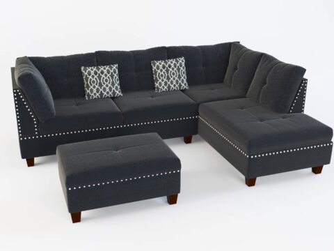 Bobkona Sectional Sofa